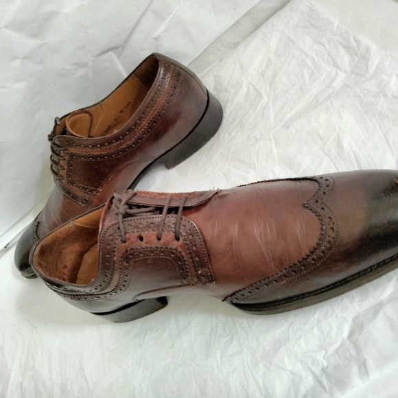 Mezlan Men\'s Custom  Elegant  Leather Shoes Size 8.5M miner main image 3